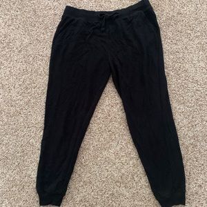 Black joggers